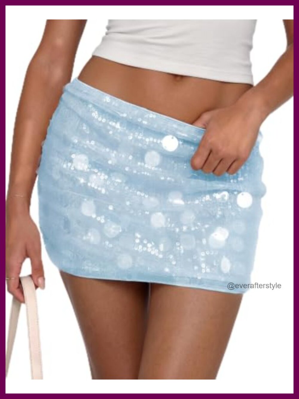 Womens Sequin Mini Skorts Glitter Stretchy Bodycon Low Rise Party Skirt